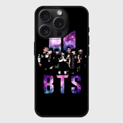 Чехол силиконовый для Apple iPhone 15 Pro матовый BTS army