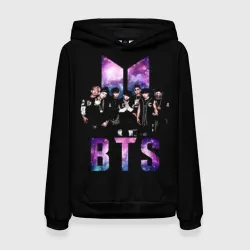 Женская толстовка 3D BTS army