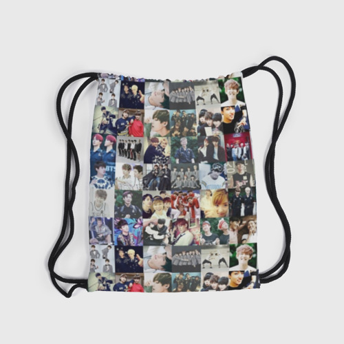 Рюкзак-мешок 3D BTS Collage Фото 01 Рюкзак-мешок 3D BTS Collage Фото 01