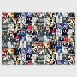 Поздравительная открытка BTS Collage