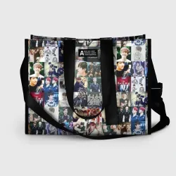 Сумка-шоппер 3D BTS Collage
