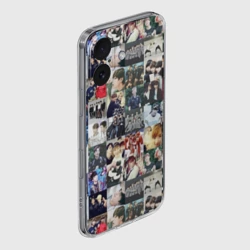 Чехол для iPhone 16 силиконовый с защитой камеры BTS Collage - фото 2