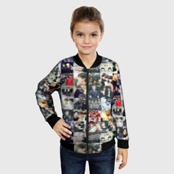 Детский бомбер 3D BTS Collage - фото 2