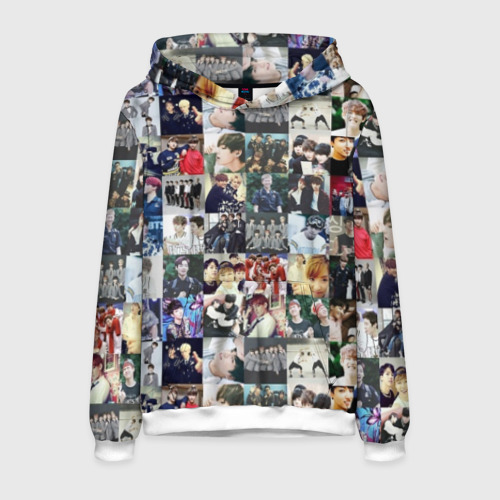 Мужская толстовка 3D BTS Collage Фото 01 Мужская толстовка 3D BTS Collage Фото 01