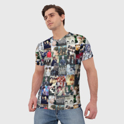 Мужская футболка 3D BTS Collage - фото 2