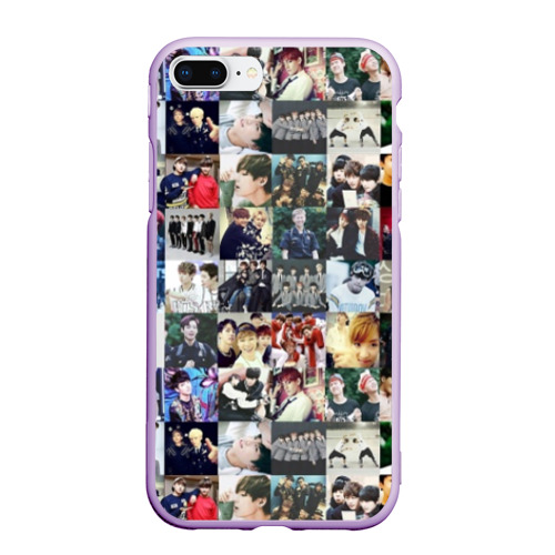 Чехол для iPhone 7/8 Plus матовый BTS Collage Фото 01 Чехол для iPhone 7/8 Plus матовый BTS Collage Фото 01