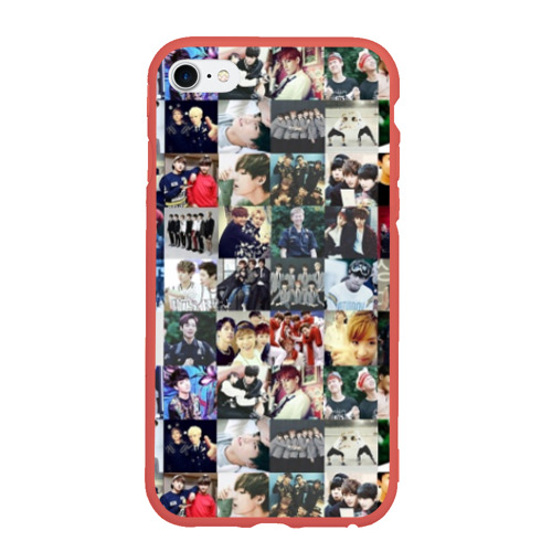 Чехол для iPhone 6/6S Plus матовый BTS Collage Фото 01 Чехол для iPhone 6/6S Plus матовый BTS Collage Фото 01