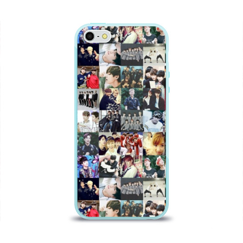 Чехол для iPhone 5/5S глянцевый BTS Collage Фото 01 Чехол для iPhone 5/5S глянцевый BTS Collage Фото 01