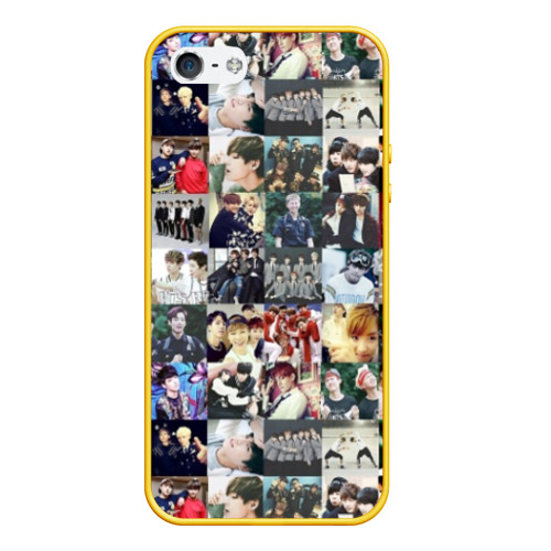 Чехол для iPhone 5/5S матовый BTS Collage Фото 01 Чехол для iPhone 5/5S матовый BTS Collage Фото 01