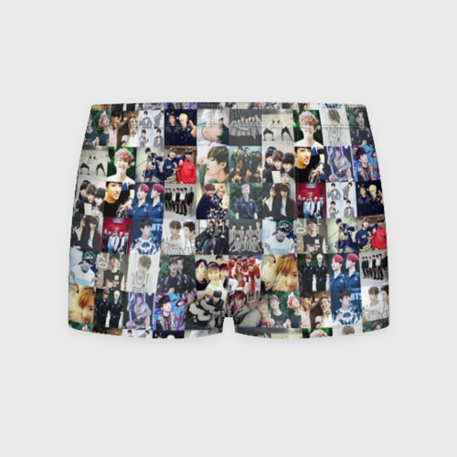 Мужские трусы 3D BTS Collage Фото 01 Мужские трусы 3D BTS Collage Фото 01