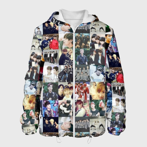 Мужская куртка 3D BTS Collage Фото 01 Мужская куртка 3D BTS Collage Фото 01