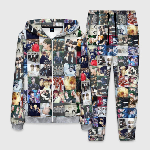Мужской костюм 3D BTS Collage Фото 01 Мужской костюм 3D BTS Collage Фото 01