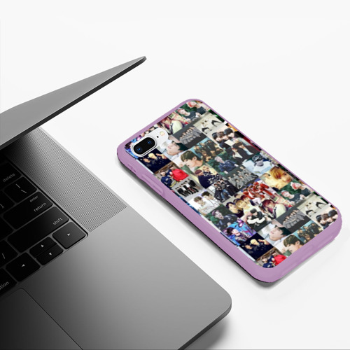 Чехол для iPhone 7/8 Plus матовый BTS Collage Фото 01 Чехол для iPhone 7/8 Plus матовый BTS Collage Фото 01