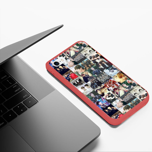 Чехол для iPhone 6/6S Plus матовый BTS Collage Фото 01 Чехол для iPhone 6/6S Plus матовый BTS Collage Фото 01