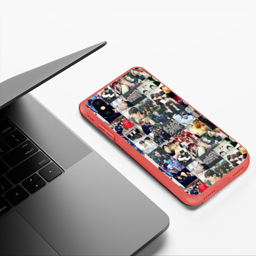 Чехол для iPhone XS Max матовый BTS Collage Фото 01 Чехол для iPhone XS Max матовый BTS Collage Фото 01