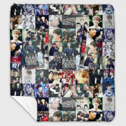 Плед с рукавами BTS Collage