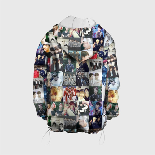 Детская куртка 3D BTS Collage, цвет белый - фото 2