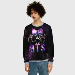 Мужской свитшот 3D BTS - фото 2