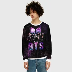 Мужской свитшот 3D BTS - фото 2