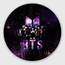 Круглый коврик для мышки BTS
