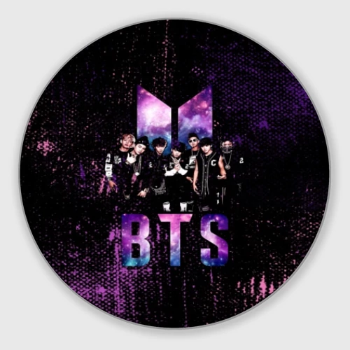 Круглый коврик для мышки BTS