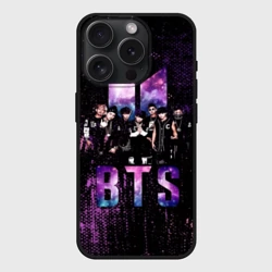 Чехол силиконовый для Apple iPhone 15 Pro матовый BTS