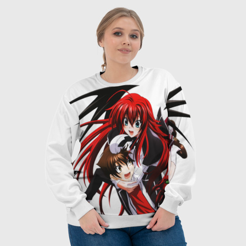 Женский свитшот 3D High School DxD, цвет 3D печать - фото 6