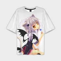 Мужская футболка oversize 3D High School DxD, Конэко