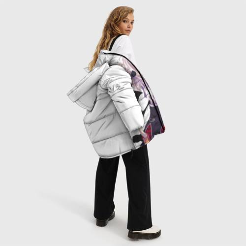 Женская зимняя куртка Oversize High School DxD, Конэко, цвет светло-серый - фото 5