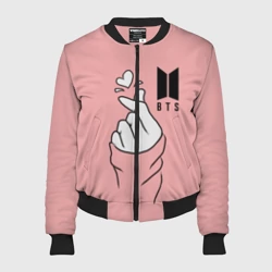 Женский бомбер 3D BTS