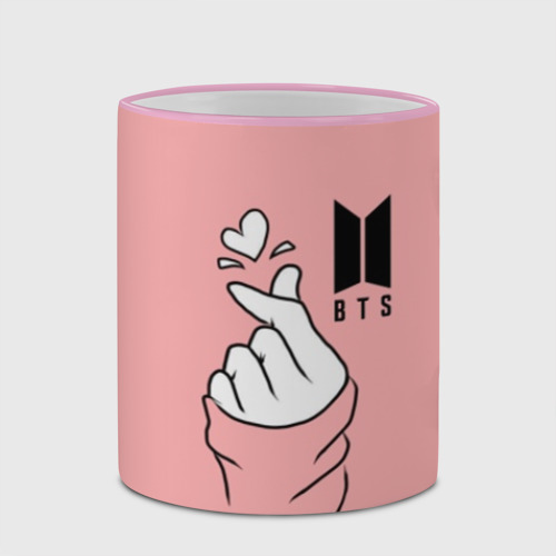 Кружка с полной запечаткой BTS, цвет Кант розовый - фото 4