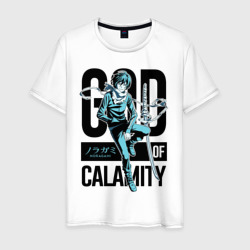 Мужская футболка хлопок God of calamity. Noragami