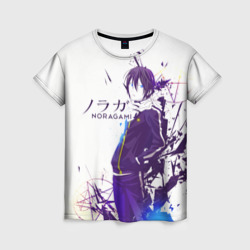 Женская футболка 3D Noragami Yato blue