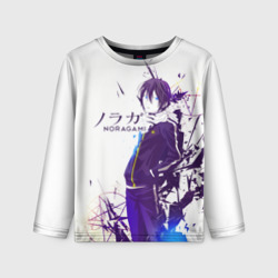 Детский лонгслив 3D Noragami Yato blue