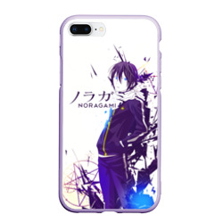 Чехол для iPhone 7Plus/8 Plus матовый Noragami Yato blue