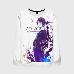 Мужской свитшот 3D Noragami Yato blue