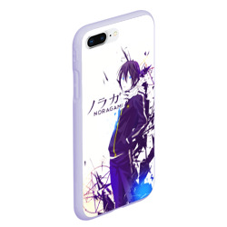 Чехол для iPhone 7Plus/8 Plus матовый Noragami Yato blue - фото 2