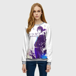 Женский свитшот 3D Noragami Yato blue - фото 2