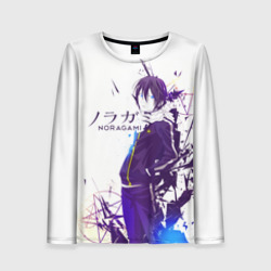 Женский лонгслив 3D Noragami Yato blue