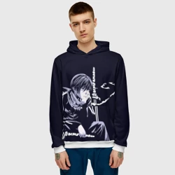 Мужская толстовка 3D Грустный Ято. Бездомный Бог - фото 2