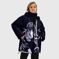 Женская зимняя куртка Oversize Грустный Ято. Бездомный Бог - фото 2