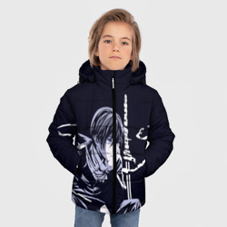 Зимняя куртка для мальчиков 3D Грустный Ято. Бездомный Бог - фото 2