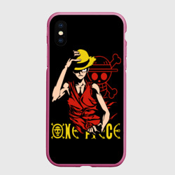 Чехол для iPhone XS Max матовый One Piece мое почтение