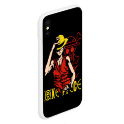 Чехол для iPhone XS Max матовый One Piece мое почтение - фото 2