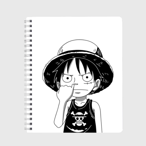 Тетрадь Палец в носу One Piece