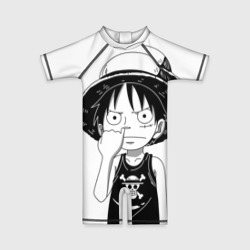 Детский купальный костюм 3D Палец в носу One Piece