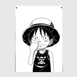 Постер Палец в носу One Piece