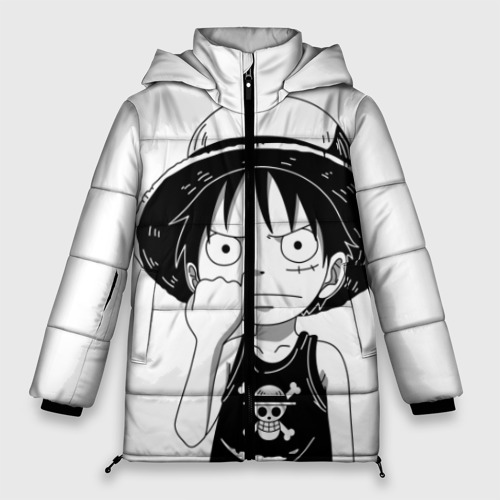 Женская зимняя куртка Oversize Палец в носу One Piece, цвет черный