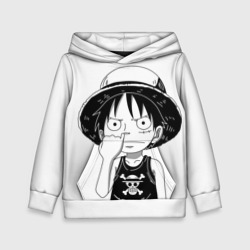 Детская толстовка 3D Палец в носу One Piece