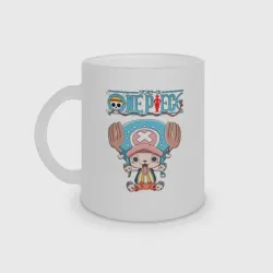 Кружка матовая стеклянная Tony chopper